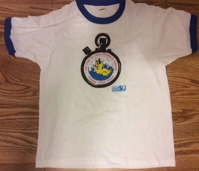 VTG 70s 80s Graphic Ringer T Shirt St. Louis Children’s Hospital Rubber Duck  - Image 1 of 4