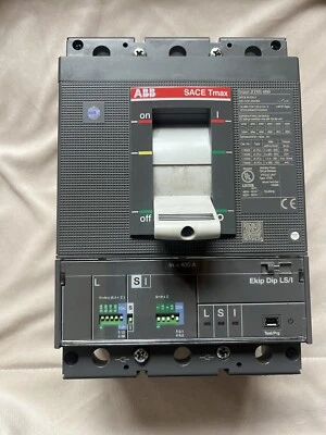 ABB SACE TMAX XT5S 400 XT5S400 3 POLE 400 AMP TRIP CIRCUIT BREAKER - image 1 of 4