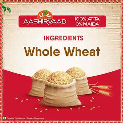 Aashirvaad Atta Whole Wheat- Shudh Chakki Atta, Multigrain, Sharbati Atta • 391.05$