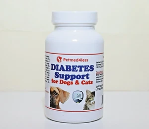 DIABETES CARE FOR PETS ( DOGS AND CATS)  Capsules - 100% natural - Made in USA - Picture 1 of 5
