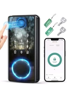 Keyless Entry-Door Lock with Keypad Fingerprint Door Lock - Smart Locks for... - Picture 1 of 6