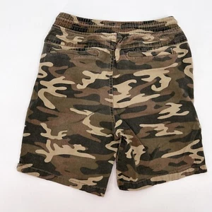 Ring of Fire Short Boys 12 Brown Camo Elastic Waist Drawstring Pull on Pocket * - Picture 1 of 9