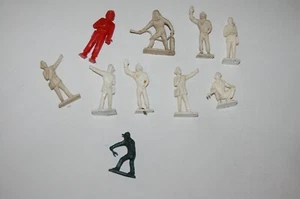 Lotto giocattoli in plastica vintage Marx Cape Kennedy Ground Crew - Foto 1 di 3