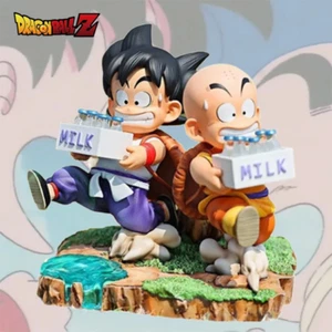 Dragon Ball 15CM Son Goku & Krillin Milk Delivery Figures PVC Model Collectible - Picture 1 of 10