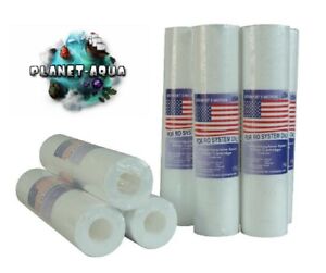 5 Stück Filterkartusche 10" Gewickelt Kartusche Wasserfilter Polypropylen-Schaum 