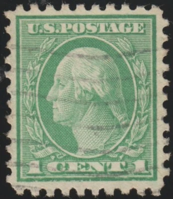 Scott #462 used 2020 PF cert grade VF-XF-85 with original source 1921 postcard - Image 1 of 4