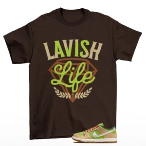 Lavish Sneaker Shirt Brown to Match SB Dunk Low Escargot FQ7585-200 - Picture 1 of 2