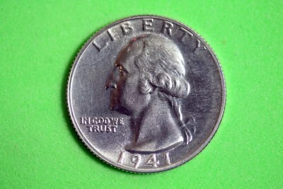 ESTATE FIND 1941 Proof Washington Quarter #M4141 - Image 1 of 2