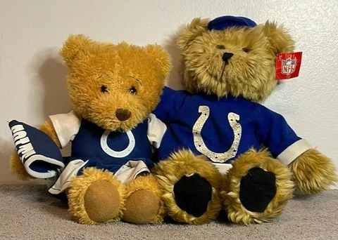 Good Stuff NFL Colts Bears Girl & Boy Plush Stuffed Animals Cover