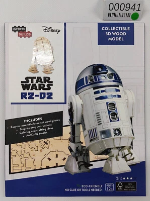 EBOND Star Wars R2-D2 IncrediBuild 3D Holzmodell ZA-000941 - Bild 1 von 4