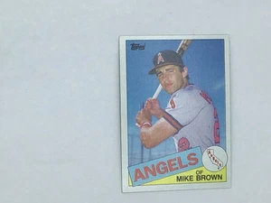 Mike Brown 1985: Angels: como nuevo: Topps 258 vintage - Imagen 1 de 2