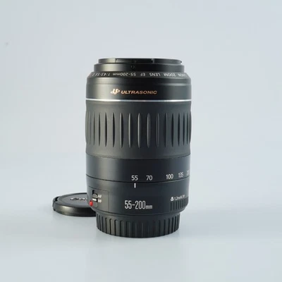 EXCELLENT Canon EF 55-200mm F/4.5-5.6 II USM Zoom Lens - Image 1 of 4