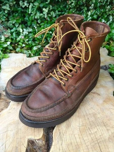 Russell Mokassin Vogel Shooter Stiefel 8 E braun mit neuen Vibram Sohlen - Bild 1 von 23