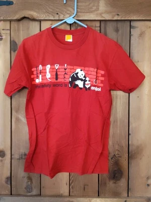 Винтажная футболка 90-х Y2K Enjoi Skate Tee Panda сексуальный логотип скейтборд средний размер РЕДКАЯ! - Изображение 1 из 4