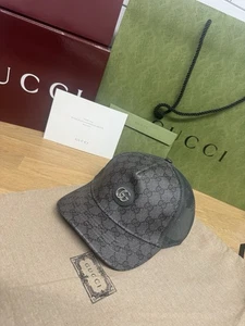 Gucci leather cap large - Picture 1 of 17