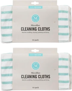 Microfiber Cleaning Cloths, Ultra-Absorbent, Lint-Free Cleaning Towels for Home - Picture 1 of 12