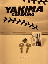 Yakima single lock core with lock & control key with instructions. GUC.