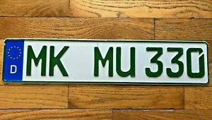 Einheitliches deutsches steuerbefreites Nummernschild - guter Zustand - Bild 1 von 1