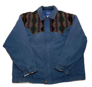 Vintage Pendleton Sz L High Grade Western Wear Aztec Jacket L4 - Picture 1 of 14