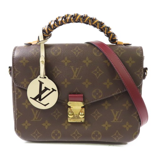 LOUIS VUITTON（LV） Borsa a tracolla Louis Vuitton LV GHW Pochette Metis 2 vie monogramma M44668 marrone