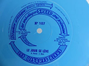 Disque souple SPEED Disques bleus 107 Le jour se leve - Imagen 1 de 1