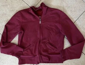 Womens Lululemon Full Zip Red Jacket **SEE MEASUREMENTS** - Picture 1 of 8