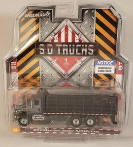 Greenlight - SD Trucks 2017 International Workstar Stake Truck - Die Cast New - Picture 1 of 2