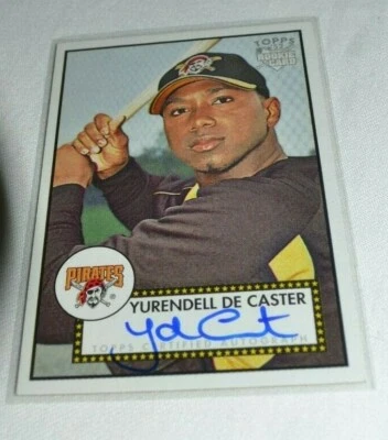 2006 TOPPS 52 - RC YUEDELL DE CASTER 3B PIRATES CERTIFIED AUTOGRAPH 52S-YD - Image 1 of 3