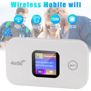4G LTE Tragbare Router Mobiler WLAN Router Wireless Hotspot Pocket WiFi Router - Bild 1 von 12