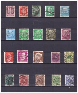 FRANCOBOLLI Stamps Germania Reich Misto PERFIN a Scelta FX16 - Picture 1 of 42