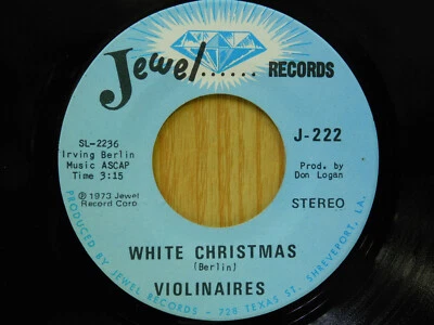 Violinaires christmas 45 White Christmas bw Little Jesus Boy Jewel Foto 1 de 2