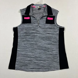 Jamie Sadock Lightweight Sleeveless Golf Polo Shirt Top Womens Ladies Medium M - Picture 1 of 8