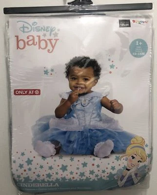Cinderella Disney Baby Blue  Costume 12-18 Months Halloween Dress Up Play - Image 1 of 4