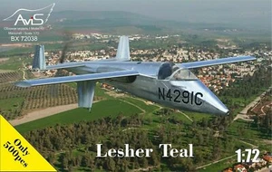 AVIS 72038 - 1/72 - Versuchsflugzeug "Lesher Teal" Plastik Modellbausatz - Bild 1 von 8