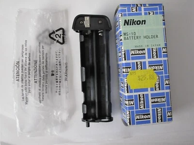 *NUEVO* Soporte de batería Nikon MS-10 con caja original - Japón - Nuevo en caja Foto 1 de 4
