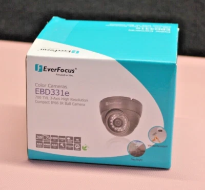 EVERFOCUS BALL COLOR CAMERA EBD331e 700 TVL 3 AXIS - NEW IN BOX! - Image 1 of 4