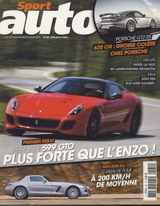 SPORT AUTO n°581 06/2010 FERRARI 599 GTO - Imagen 1 de 1