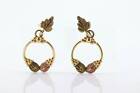 Black Hills Gold Dangle earrings. Black Hills Vine Leaves Dangle earrings st(60)