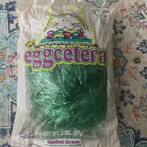 NOS Vintage Easter grass green plastic Eggcetera for Toys R Us made in USA - Picture 1 of 5
