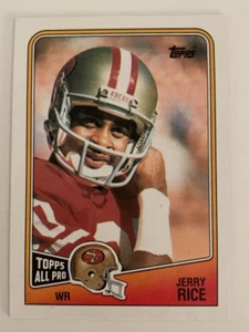 NFL JERRY RICE San Francisco 49ers 1988 Topps All Pro 3rd Year Trading CARD #43 - Bild 1 von 3