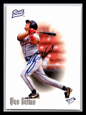 1996 Best Autographs #26 Wes Helms - Image 1 of 2