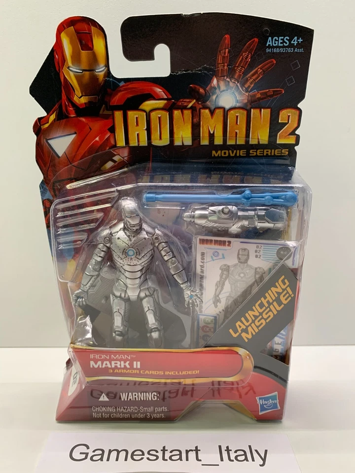 IRON MAN 2 MARK I #01 - ACTION FIGURE MOVIE SERIES HASBRO MARVEL