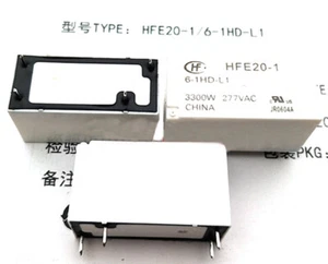 Relé de enganche magnético 1 pieza HFE20-1-6-1HD-L1 6VDC 3300W 277VAC 4 pines - Imagen 1 de 1