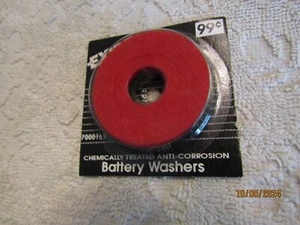 Exide Battery Chemically Treated Anti-Corrosion Terminal Washers Set 2 NOS - Picture 1 of 2