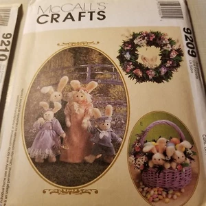 McCall's 9209 Crafts Sewing Pattern Joanne Beretta Bunnies Uncut - Bild 1 von 2