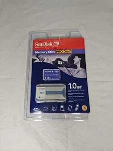 SanDisk 1.0 GB MemoryStick Pro Duo Magic Gate Memory Card New Damaged Packaging - Picture 1 of 2