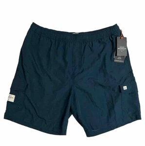 NEW!! Quiksilver Waterman 6” Inseam Board Shorts Sz XL Teal Cargo Swim Hike F-12 - Picture 1 of 16