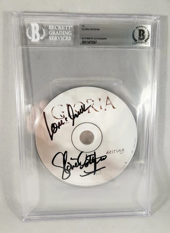 Gloria Estefan Signed CD Beckett BAS 1 COA Cover