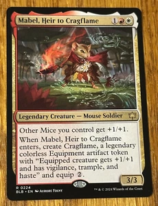 Magic The Gathering Bloomburrow, Mabel, Heredero de Cragflame - Imagen 1 de 1