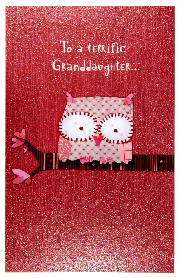 Funny Valentine'S Day 卡适用于奶奶,红猫头鹰 American Greetings +✉ — 第 1/4 张图片